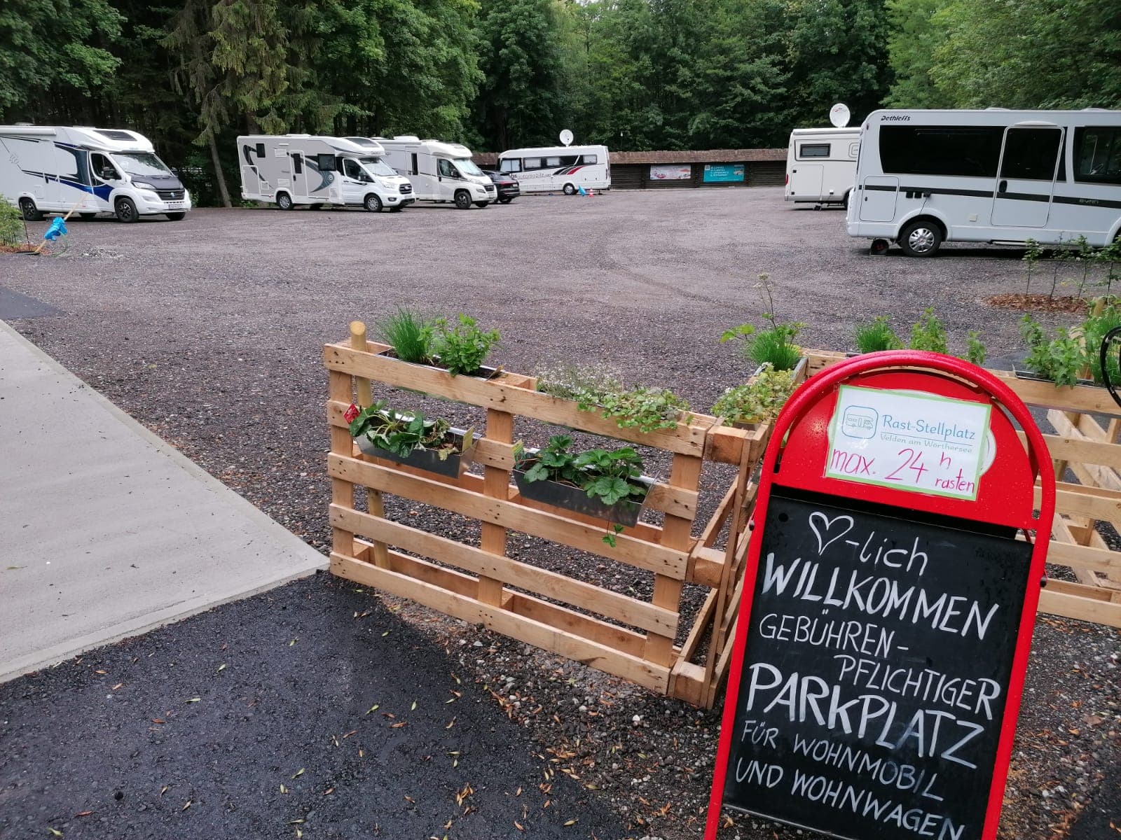 Rast-Stellplatz Velden am Wörthersee
