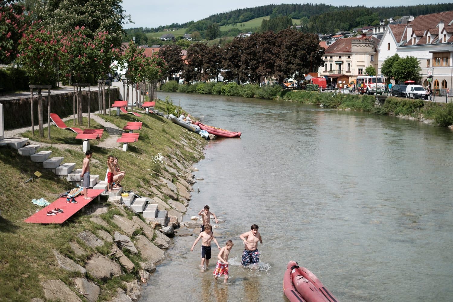 Stellplatz Allwetterbad Wanne Scheibbs